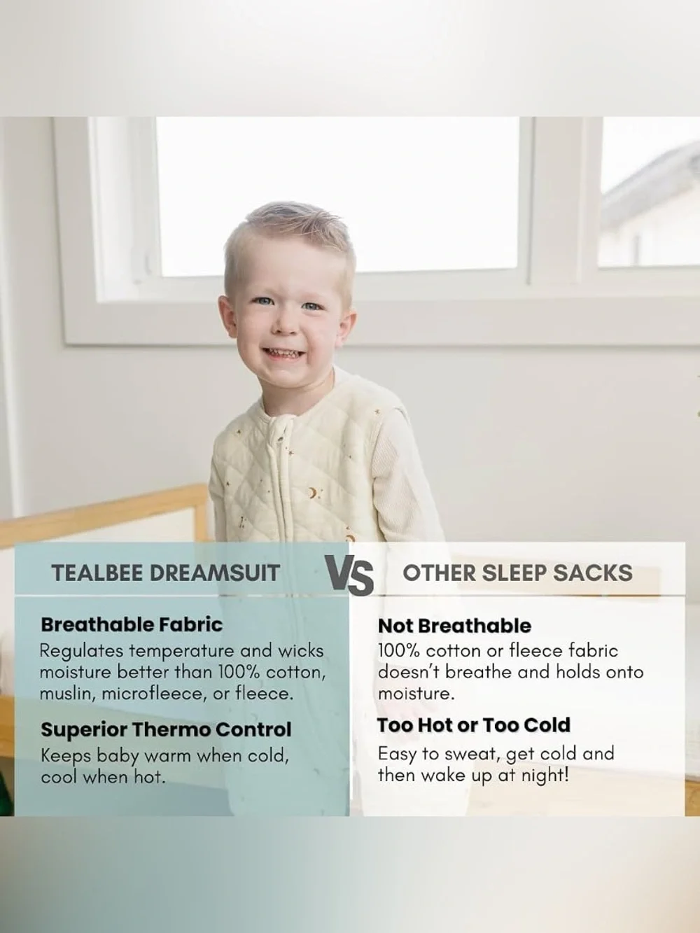 NWOT Tealbee Dreamsuit Toddler Walker Sleep Sack